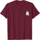 Spooky Cool Ghost Graphic Halloween Costumes Boys T-Shirt - T-Shirt | Maroon