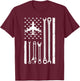 Cool Aircraft Mechanic Art Women Aircraft Technician T-Shirt - T-Shirt | Maroon