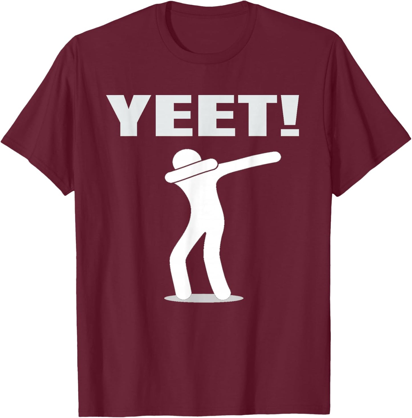 Yeet Dab Meme T-Shirt - T-Shirt | Maroon