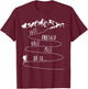 Just Half a Mile Or So Hiking Climbing Funny Hiker T-Shirt - T-Shirt | Maroon