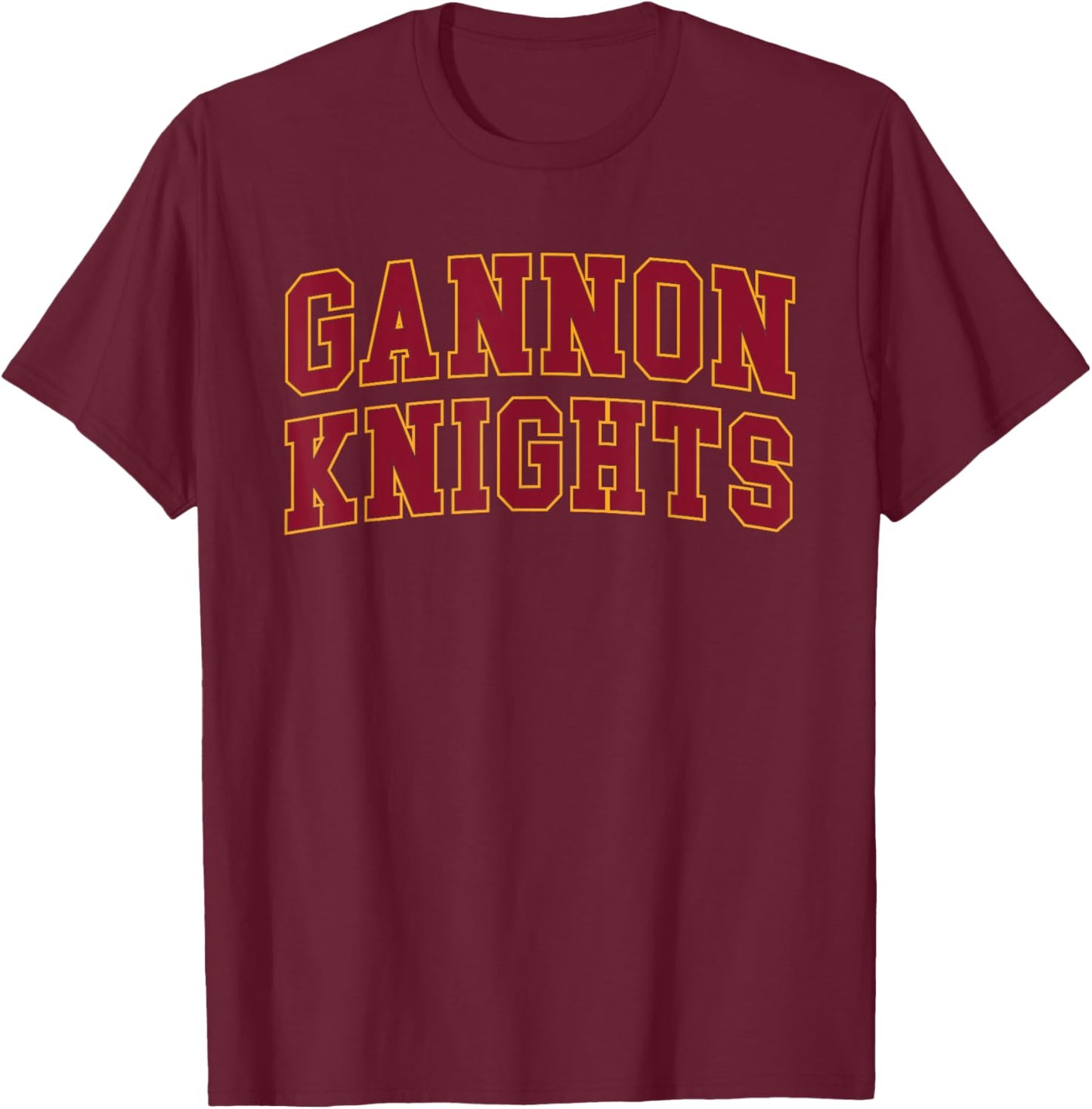 Gannon University Knights Retro Men Women Boys Girls T-Shirt - T-Shirt | Maroon
