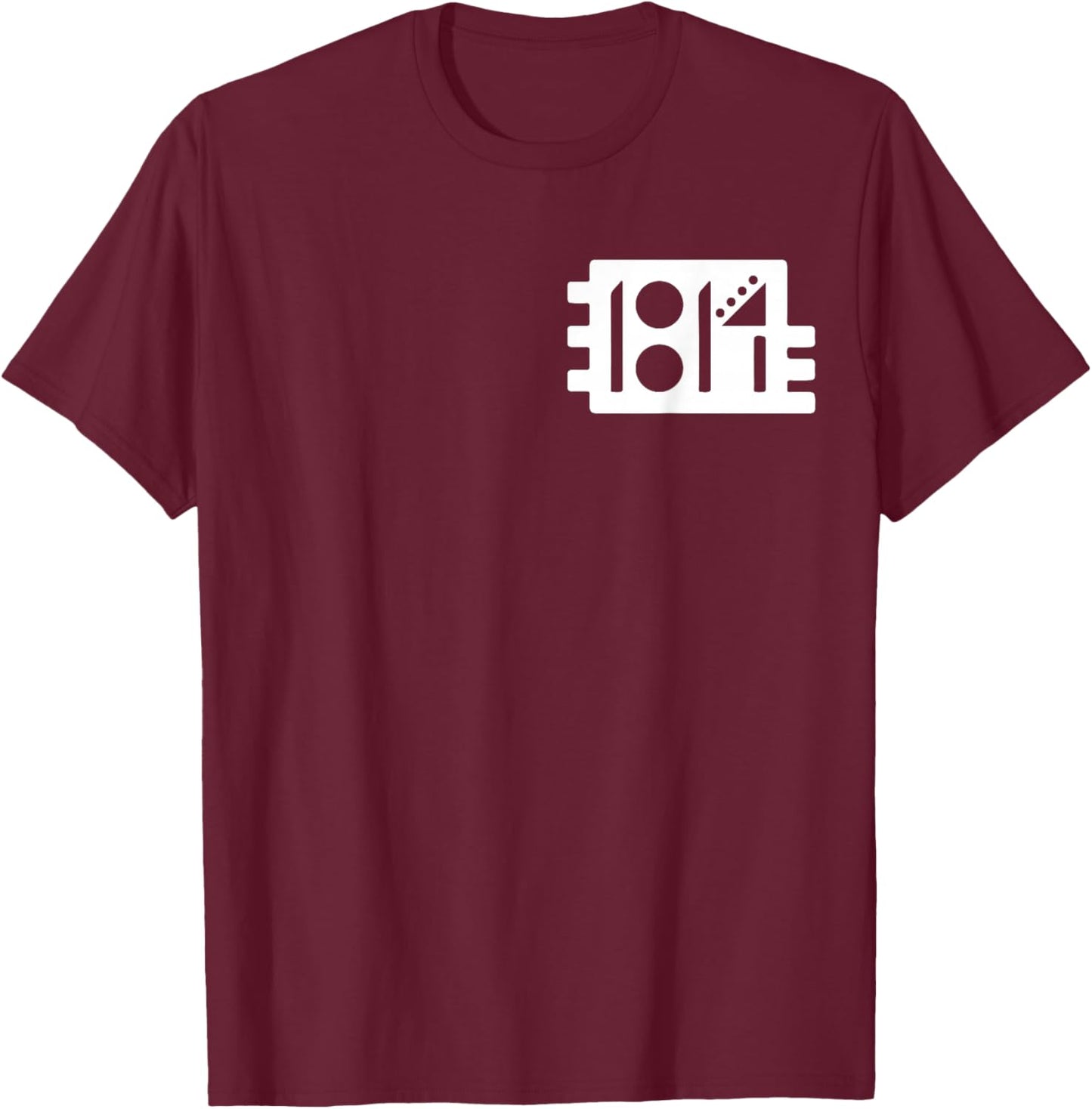 1814 T-Shirt - T-Shirt | Maroon