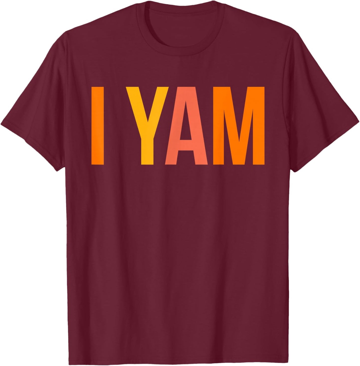 Shes My Sweet Potato and I Yam Thanksgiving Couple Matching T-Shirt - T-Shirt | Maroon