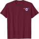 Disney Pixar Up Grape Soda Ellie Badge Small Pocket Logo T-Shirt - T-Shirt | Maroon