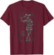 Tarotkarte Shirt Narren Der Narren Satanisch Heidnisch Okkulter Zigeuner T-Shirt - T-Shirt | Maroon