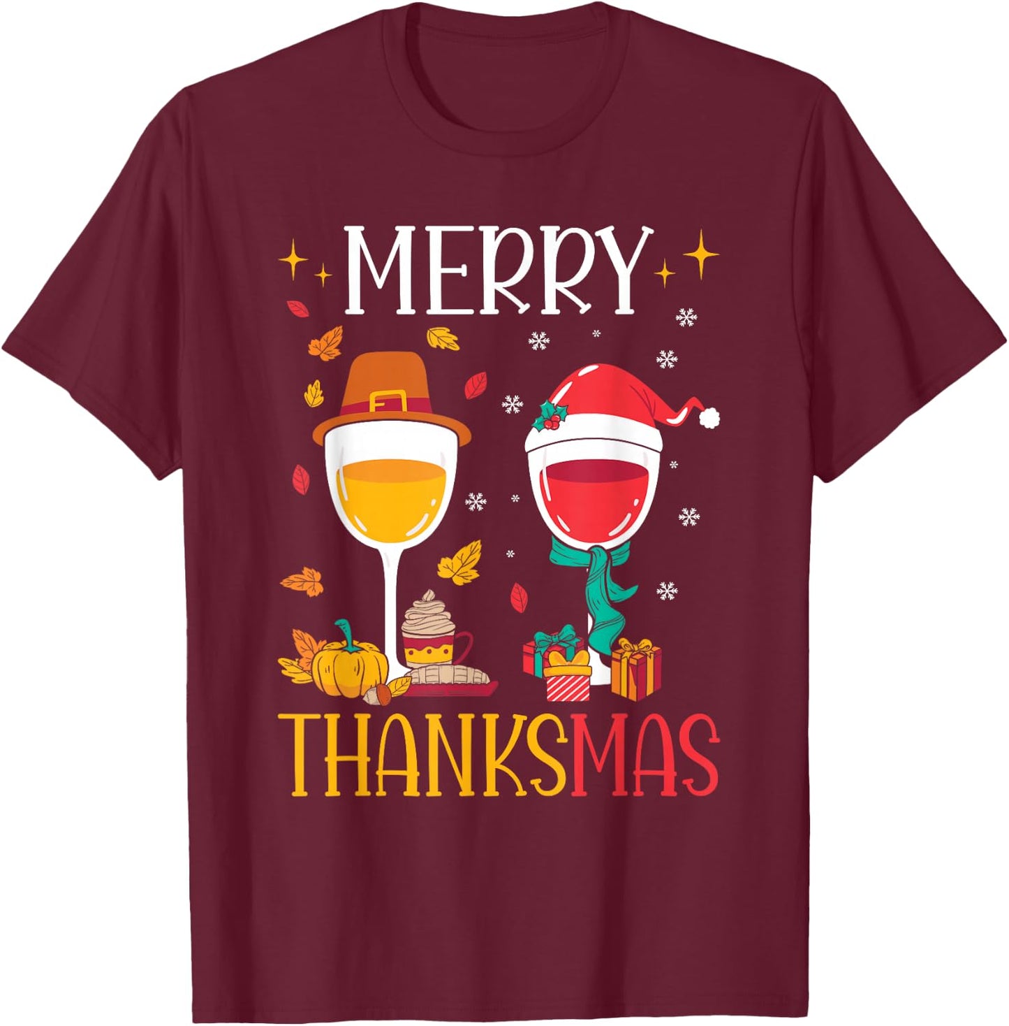 Funny Wine T-Shirt - T-Shirt | Maroon