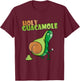Avocado Guacamole Costume Guacamole Pajamas Holy Guacamole T-Shirt - T-Shirt | Maroon