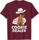 Funny Cookie Dealer Gingerbread T-Shirt - T-Shirt | Maroon