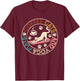 Coffee Cats And Yoga Mats - Funny Cats And Yoga Lover T-Shirt - T-Shirt | Maroon