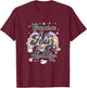 Grandma Miss Four Ever Spooky 4th Birthday Party Halloween T-Shirt - T-Shirt | Maroon