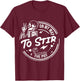 On My Way To Stir The Pot - Funny Skeleton Saying T-Shirt - T-Shirt | Maroon