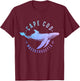 Cape Cod Massachusetts Souvenir Whale Ocean Nautical T-Shirt - T-Shirt | Maroon