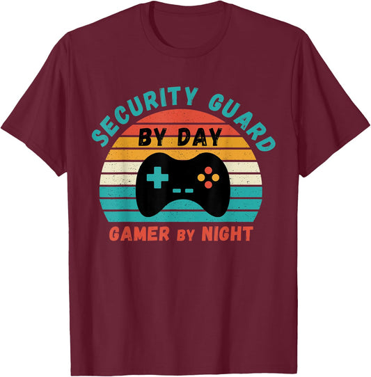 Security Guard Birthday Gift, for Graduation or Christmas T-Shirt - T-Shirt | Maroon