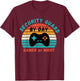 Security Guard Birthday Gift, for Graduation or Christmas T-Shirt - T-Shirt | Maroon