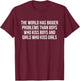The world has bigger problems than boys who kiss boys T-Shirt - T-Shirt | Maroon