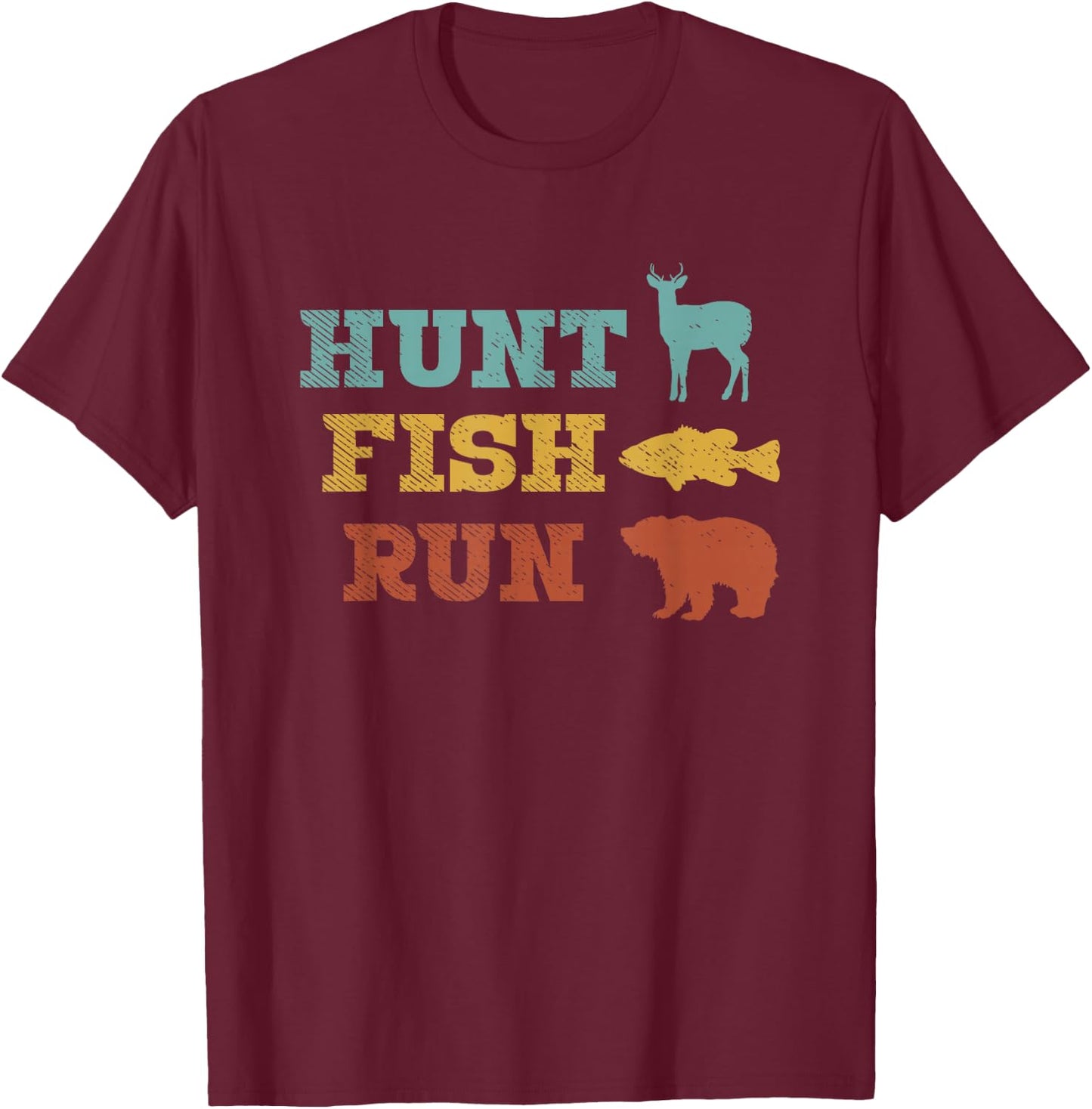 Outdoor Gifts Under $50, Gifts For Bushcrafters, Hunter Gift T-Shirt - T-Shirt | Maroon