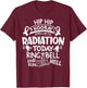 Ring The Bell My Last Radiation Today Cancer Awareness T-Shirt - T-Shirt | Maroon