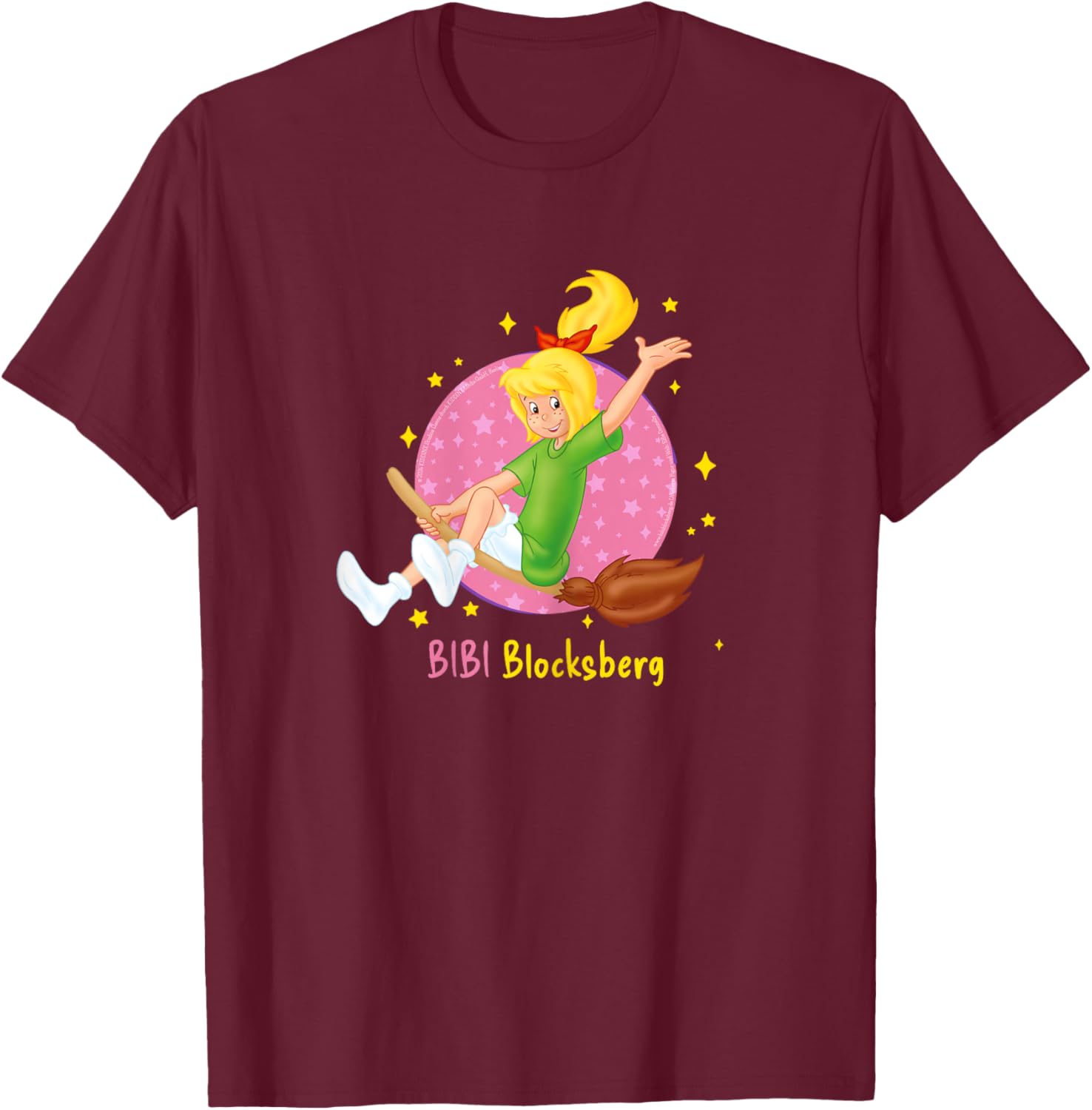Bibi Blocksberg - Klassiker Original T-Shirt - T-Shirt | Maroon