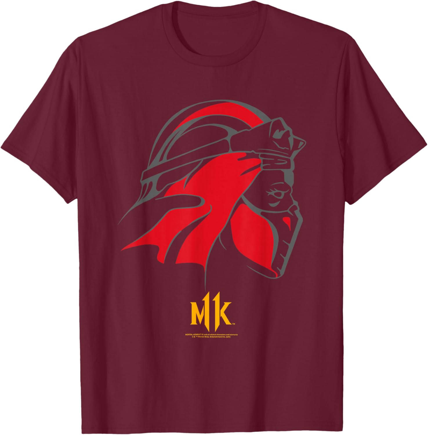 Mortal Kombat 11 Skarlet T-Shirt - T-Shirt | Maroon