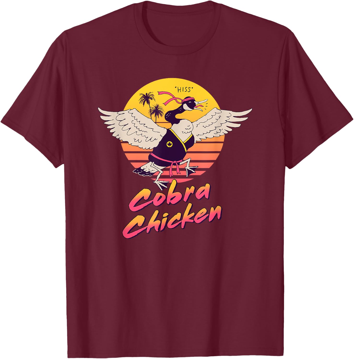 Cobra Chicken T-Shirt - T-Shirt | Maroon