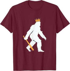 Crowned Pasquatch T-Shirt - T-Shirt | Maroon