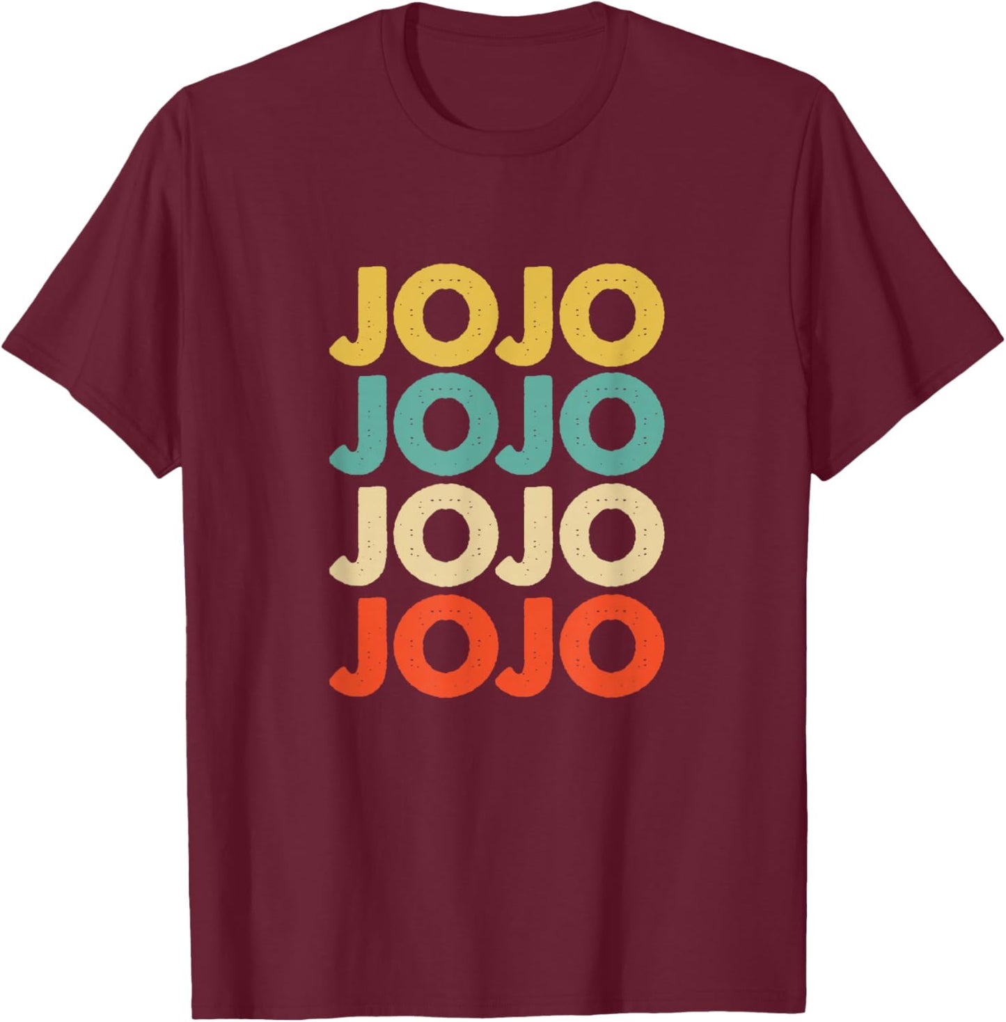 JoJo Name T-Shirt - T-Shirt | Maroon