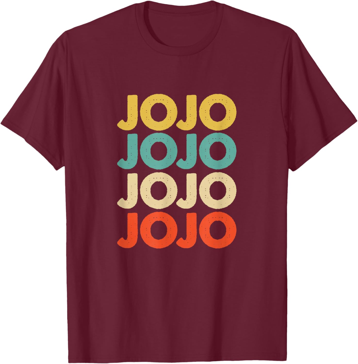 JoJo Name T-Shirt - T-Shirt | Maroon