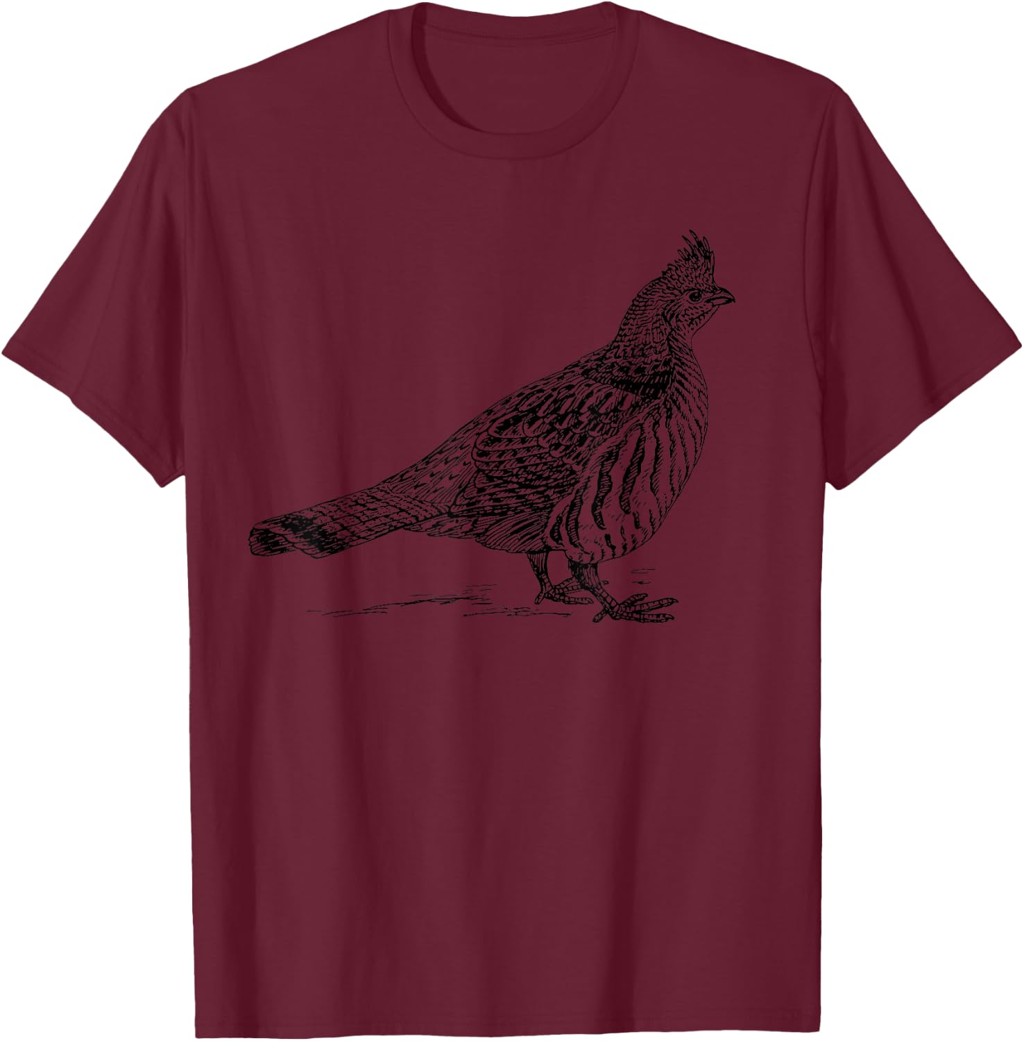 Bobwhite Quail Shirt Quail T-Shirt - T-Shirt | Maroon