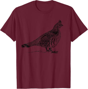 Bobwhite Quail Shirt Quail T-Shirt - T-Shirt | Maroon