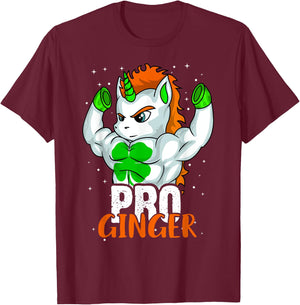 Pro Ginger Lives Matter Red Headed Kids Men Women Unicorn T-Shirt - T-Shirt | Maroon