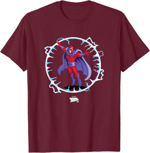 Marvel X-Men '97 Magneto Vintage Classic Comic Villain T-Shirt - T-Shirt | Maroon