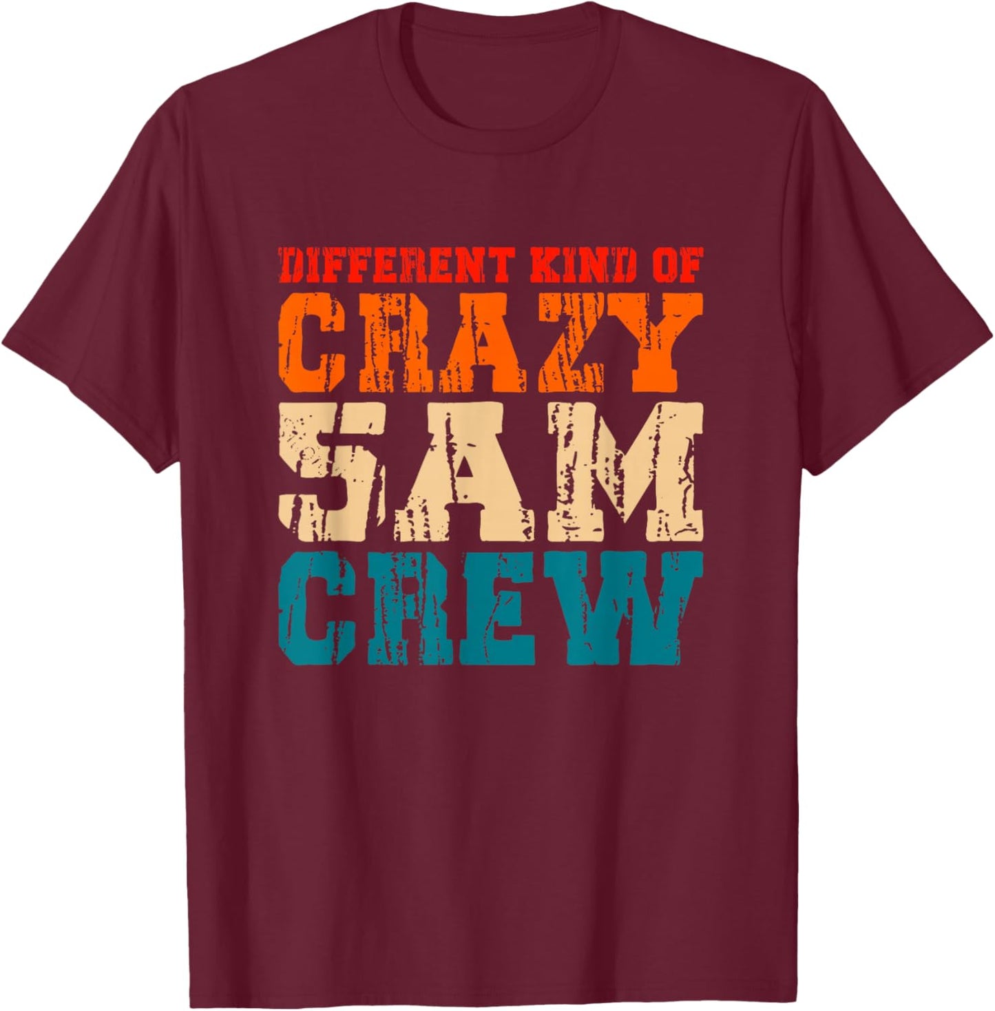 Workout Squad 5 AM Crew Funny Gym Saying Vintage T-Shirt - T-Shirt | Maroon