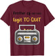 Brother of Mr. Two Legit to Quit 2nd Birthday Hip Hop Party T-Shirt - T-Shirt | Maroon