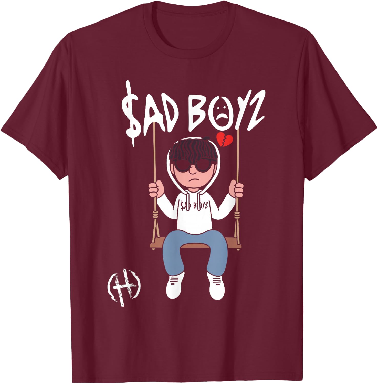 Junior H Tumbado Regional Mexican $ad Boyz Belico Corridos T-Shirt - T-Shirt | Maroon