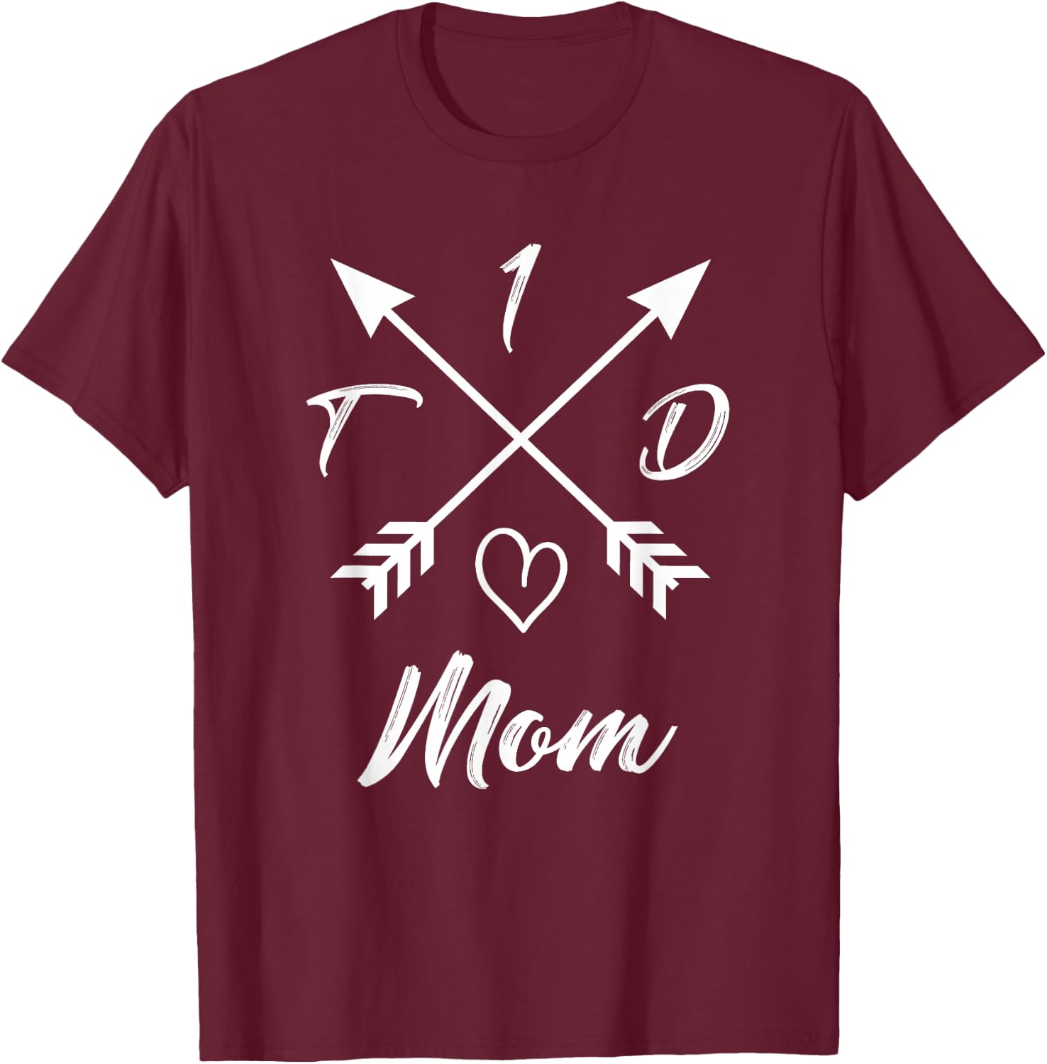 Type 1 Diabetic Mom T1D Diabetes Awareness Gifts T-Shirt - T-Shirt | Maroon