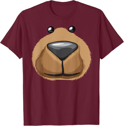 Cute Bear Face Costume Funny Halloween Teddy DIY Gift Small