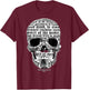 Cool KJV Bible Scripture Skull Design for King James Gifts T-Shirt - T-Shirt | Maroon