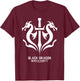 Mortal Kombat X Black Dragon T-Shirt - T-Shirt | Maroon