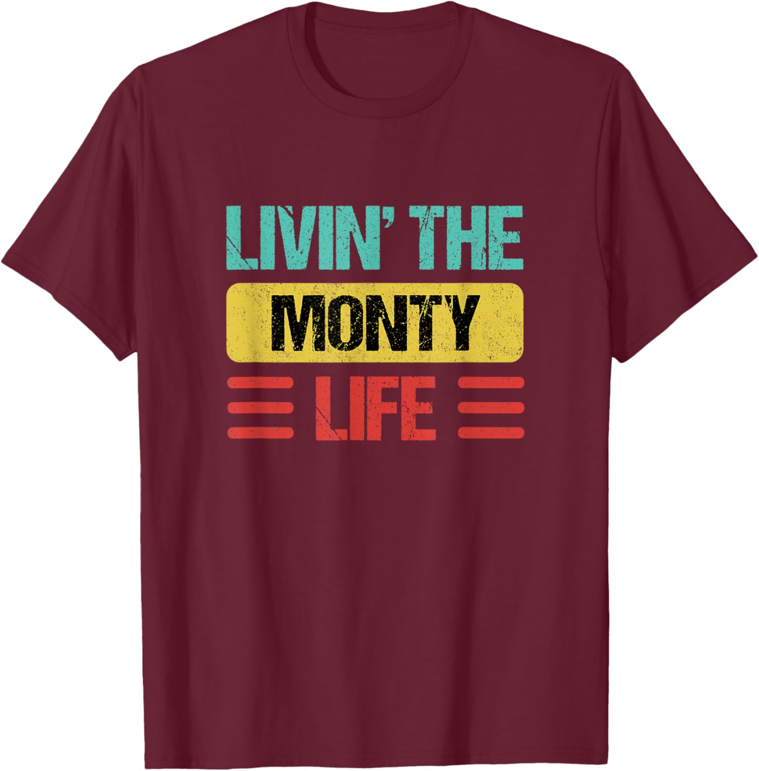 Monty T-Shirt - T-Shirt | Maroon