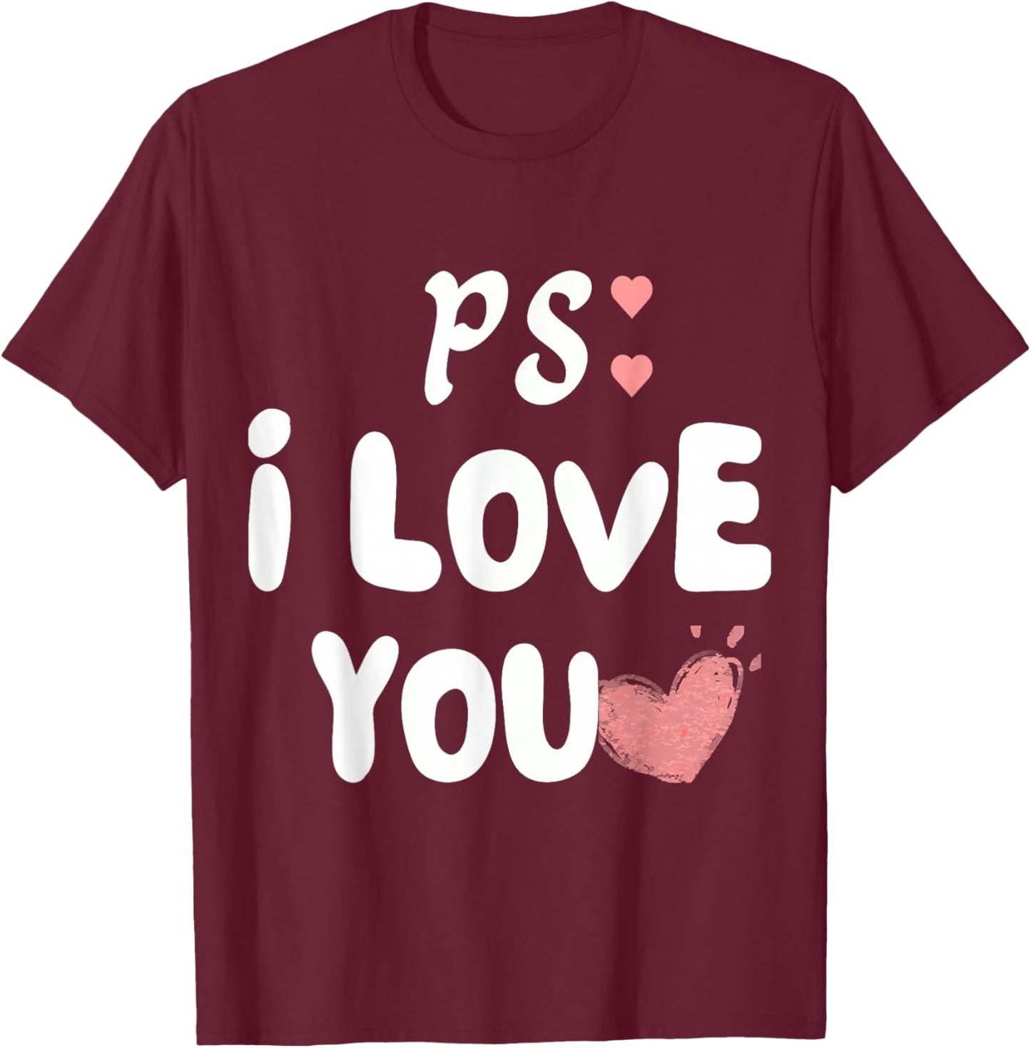 Ps I Love You Purple Day T-Shirt - T-Shirt | Maroon