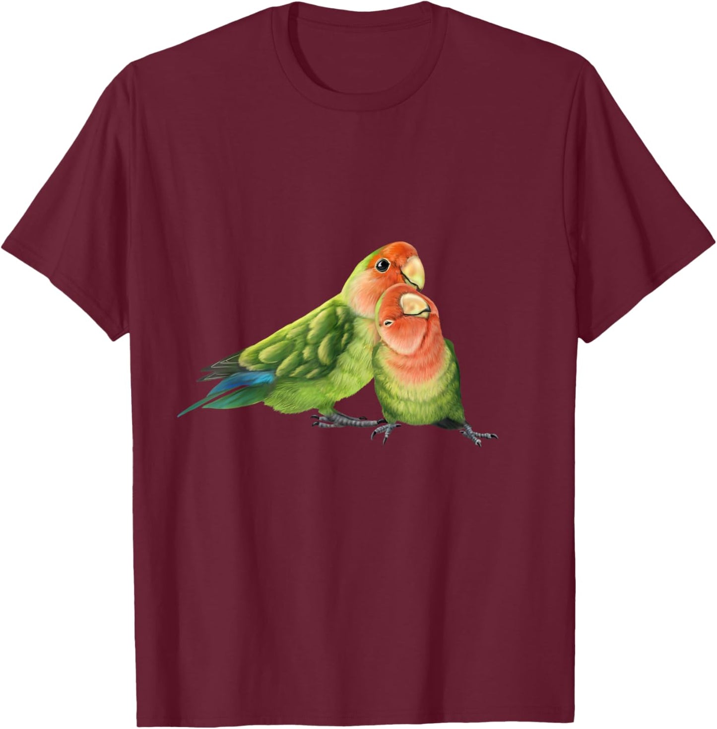 Love bird couple T-Shirt - T-Shirt | Maroon
