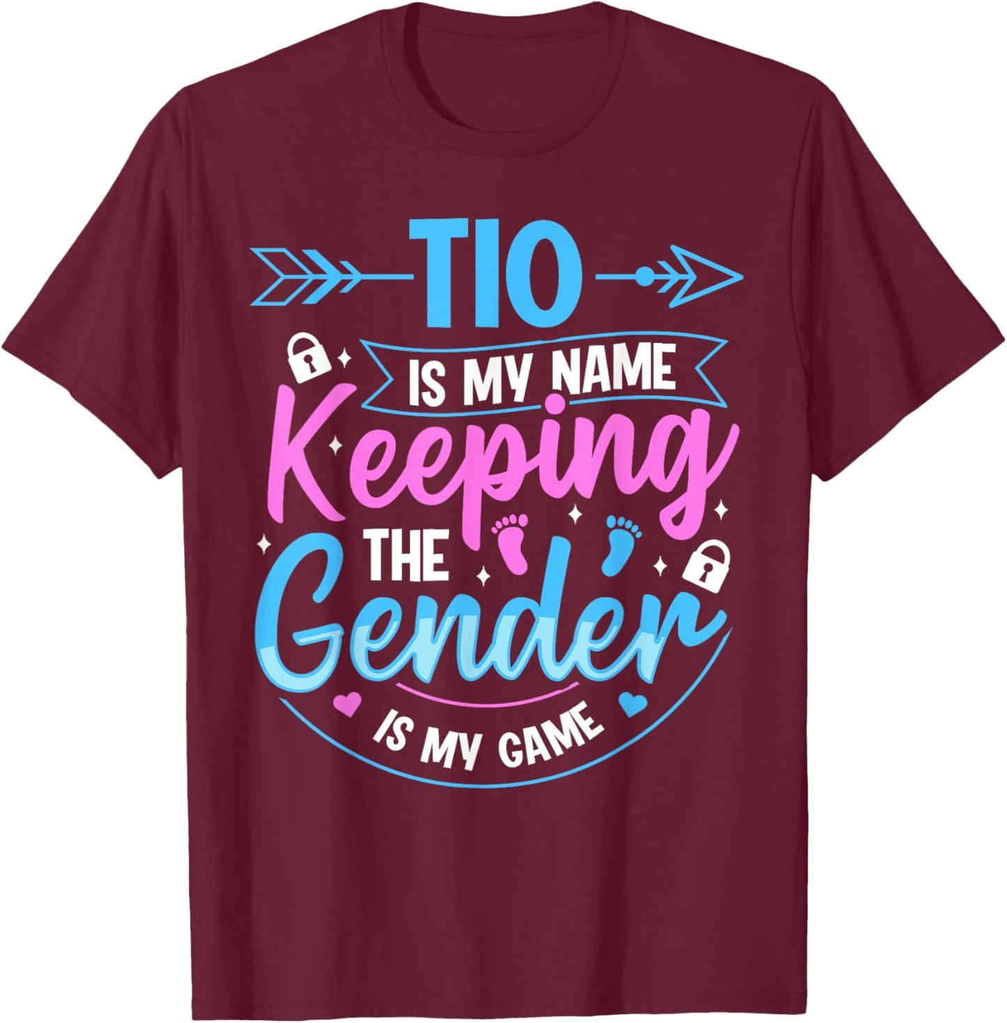Keeper of the Gender Quote for a Keeper of the Gender Uncle T-Shirt - T-Shirt | Maroon