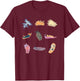 Nudibranch Sea Snail Marine Biologist and Aquarian T-Shirt - T-Shirt | Maroon