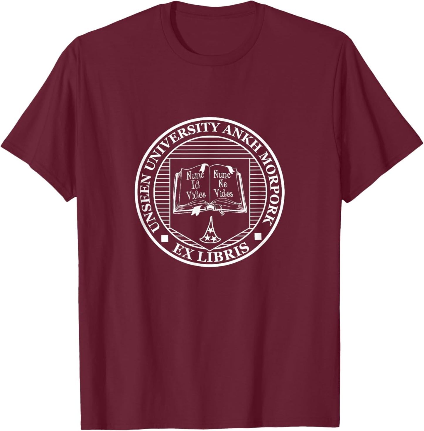 Unseen University T-Shirt - T-Shirt | Maroon