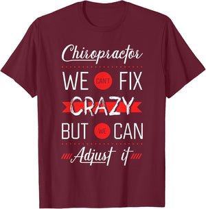 Chiropractor Spine Therapy Joints Adjustment Chiropractic T-Shirt - T-Shirt | Maroon