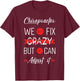 Chiropractor Spine Therapy Joints Adjustment Chiropractic T-Shirt - T-Shirt | Maroon