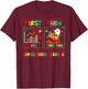 Sped Teacher First Data Then Christmas I'm Earning A Break T-Shirt - T-Shirt | Maroon