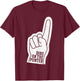Dibs On The Punter Funny Football Wife Girlfriend Love T-Shirt - T-Shirt | Maroon