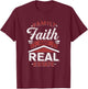 Funny House Broker - Family Faith Real Estate Agent T-Shirt - T-Shirt | Maroon