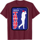 Trump 2024 Golf (on back) T-Shirt - T-Shirt | Maroon